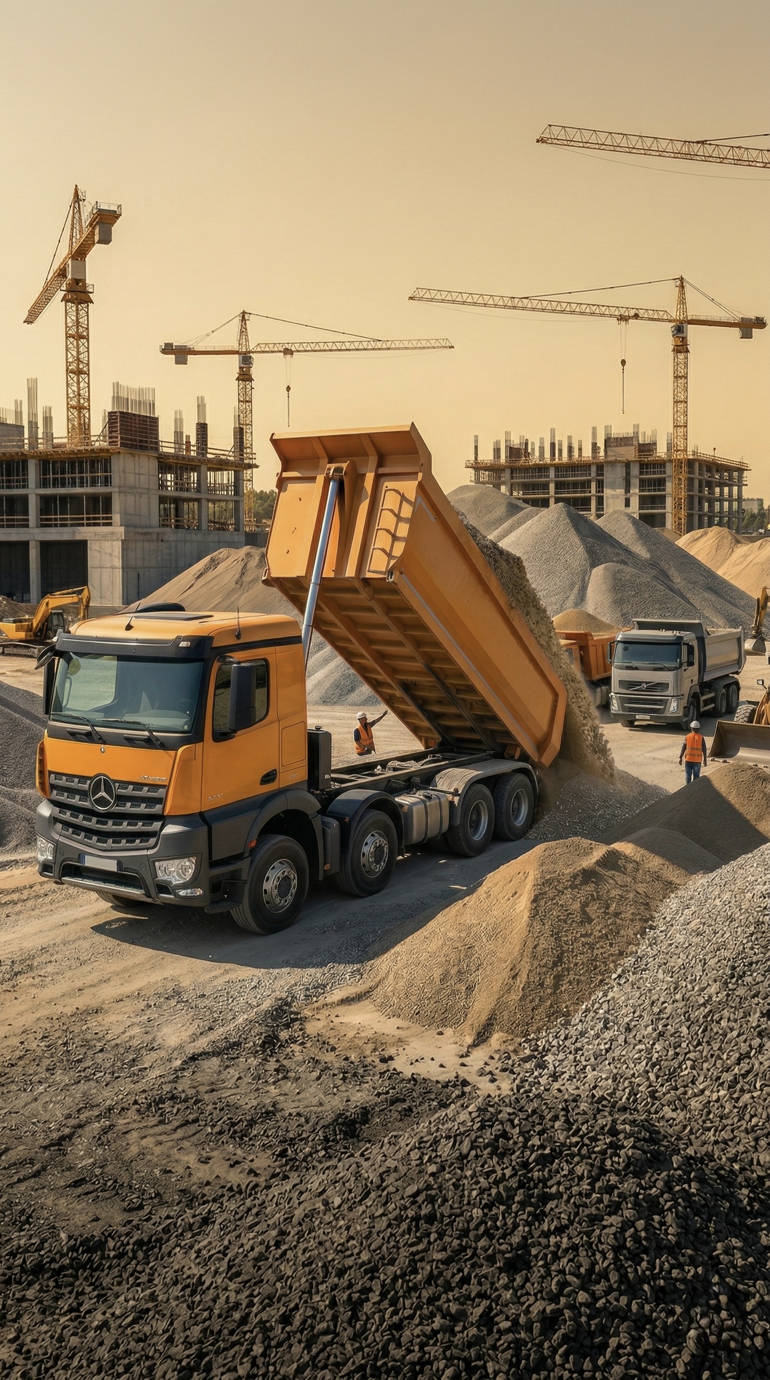 محمد فهمي — توريد الزلط والسن والرمل